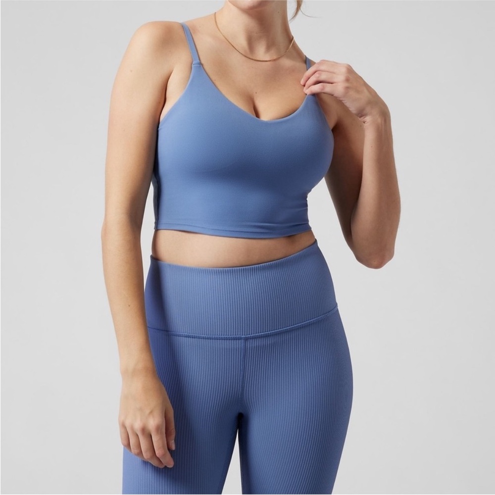 Athleta Elation V-neck Longline Bra Women’s 1x